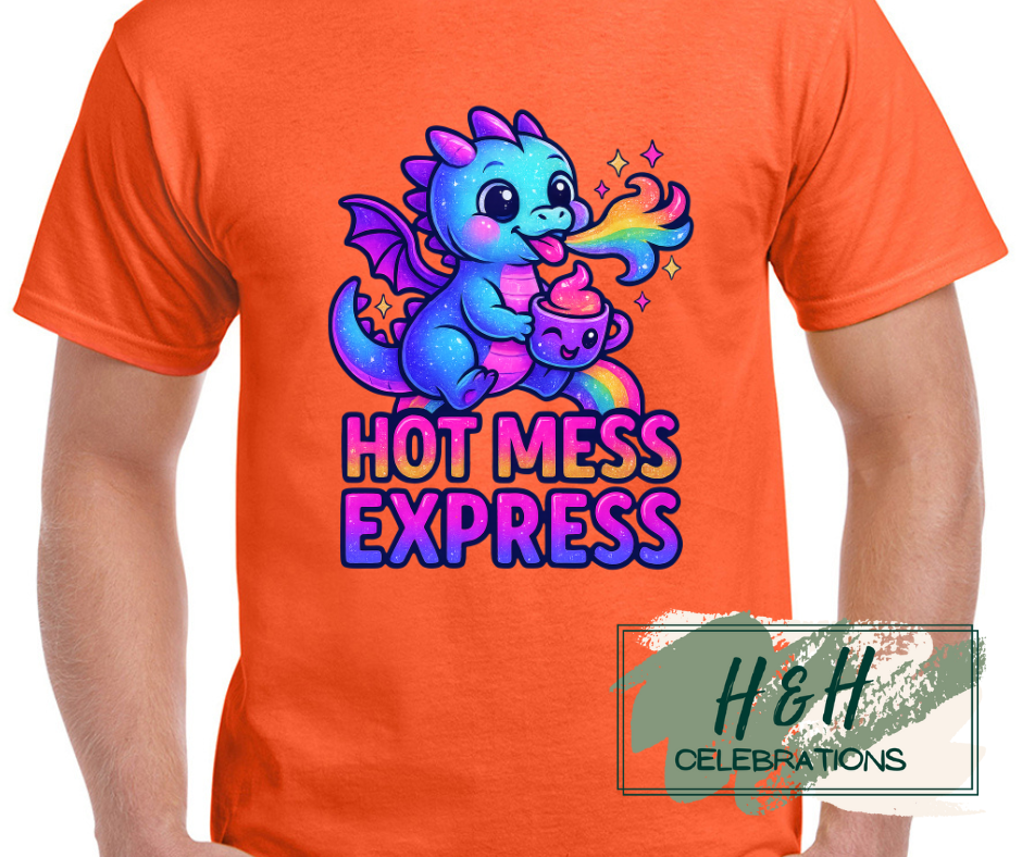 Womens Hot Mess Express T-Shirt - 13 Colours