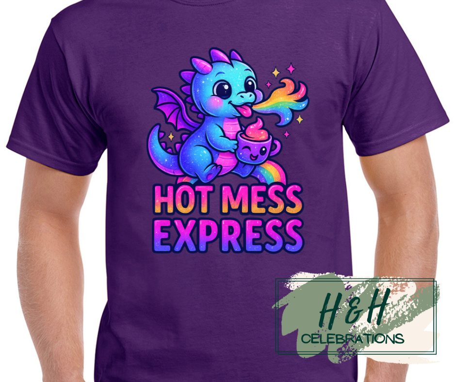 Womens Hot Mess Express T-Shirt - 13 Colours