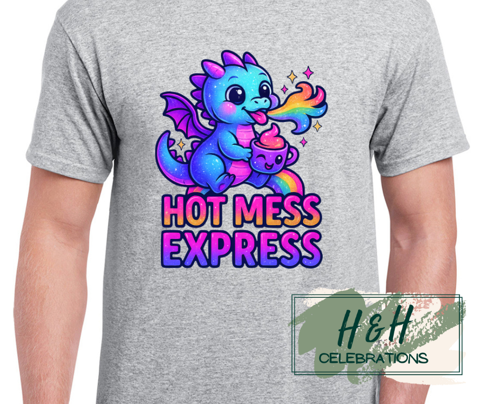 Womens Hot Mess Express T-Shirt - 13 Colours