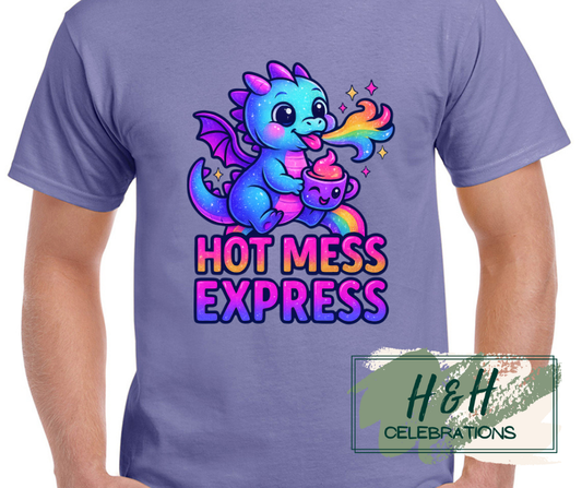Womens Hot Mess Express T-Shirt - 13 Colours