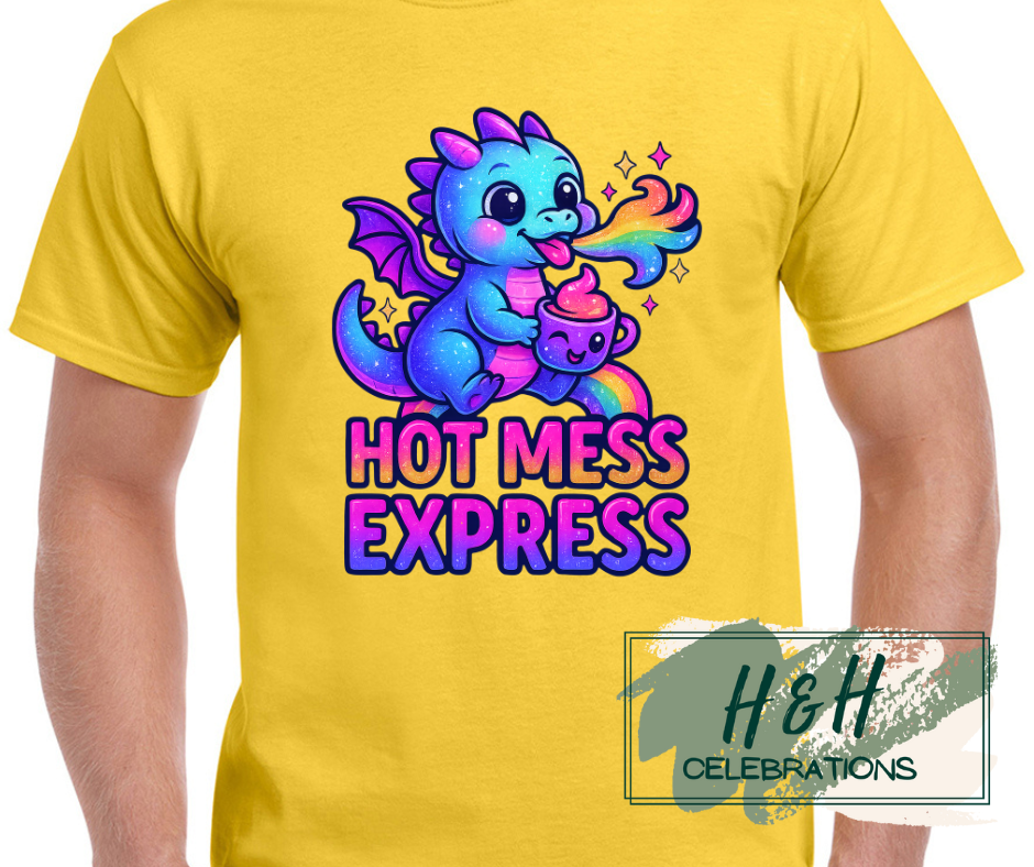 Womens Hot Mess Express T-Shirt - 13 Colours