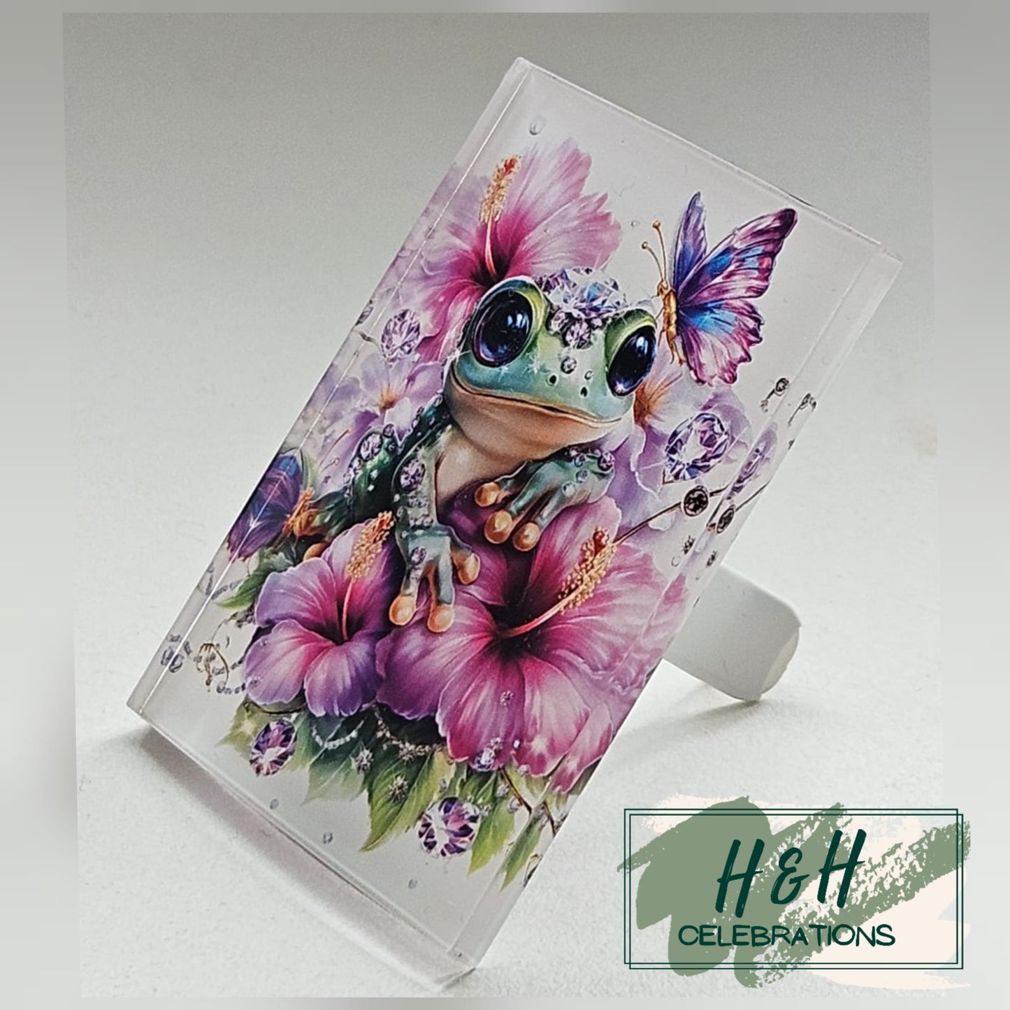 Jewelled Summer Frog Car Vent Air Freshener