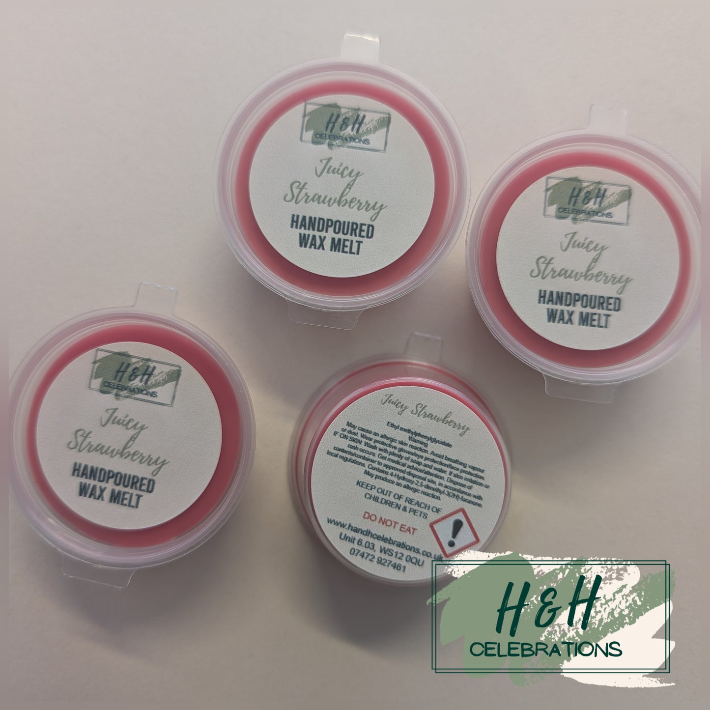 Juicy Strawberry Wax Melt 1oz Pot