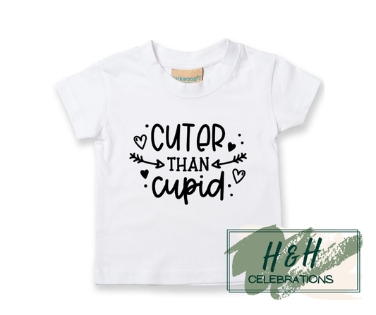 Cuter Than Cupid Short Sleeve T-Shirt
