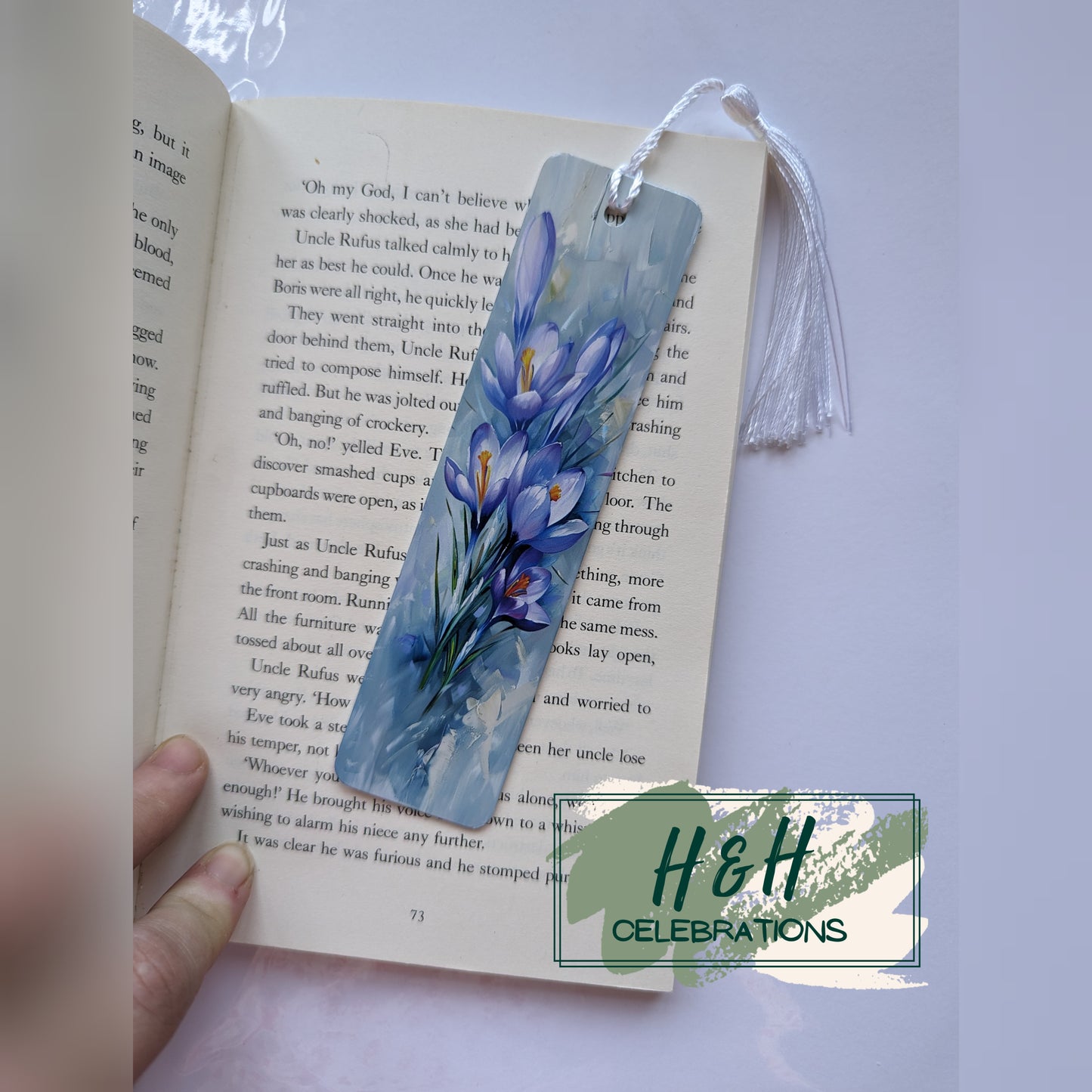 Lilac Lily Bookmark