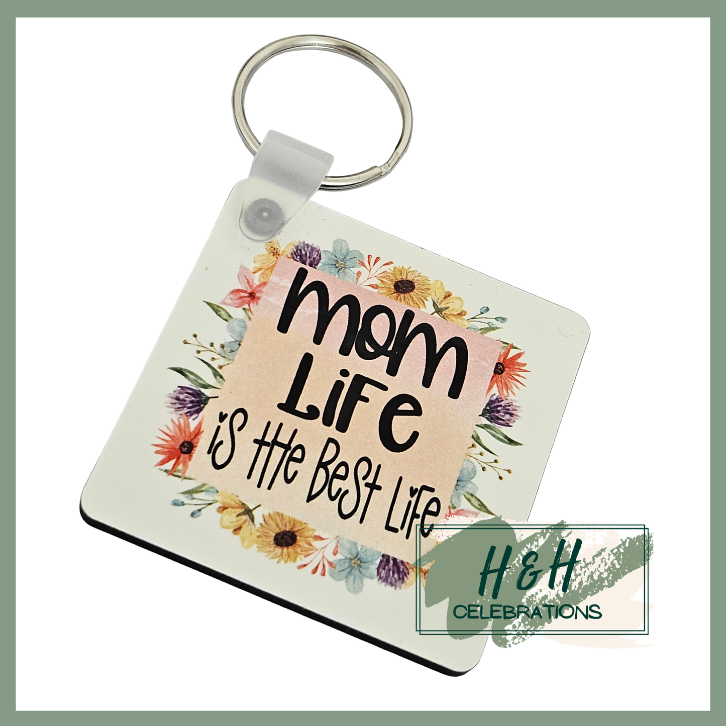 The Best Life MDF Keyring