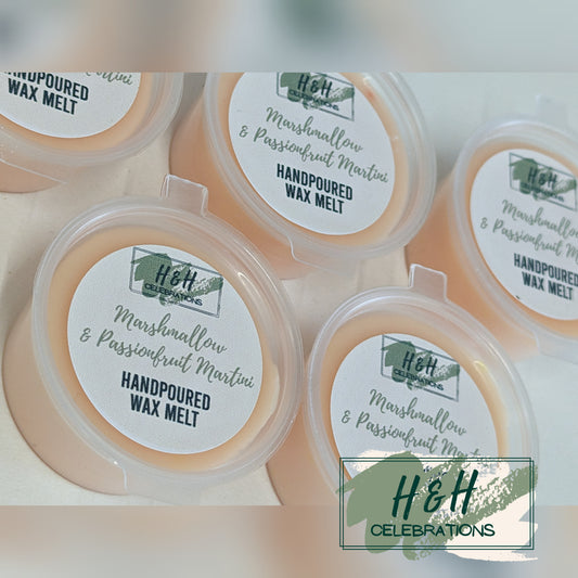 Marshmallow & Passionfruit Martini Wax Melt Shot Pot