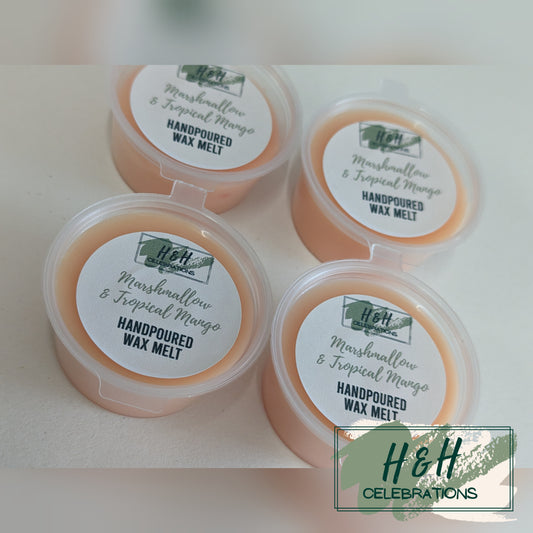 Marshmallow & Tropical Mango Wax Melt Shot Pot