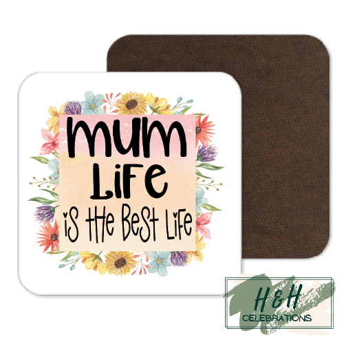 The Best Life MDF Coaster