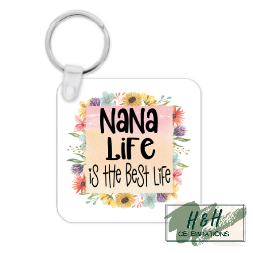 The Best Life MDF Keyring