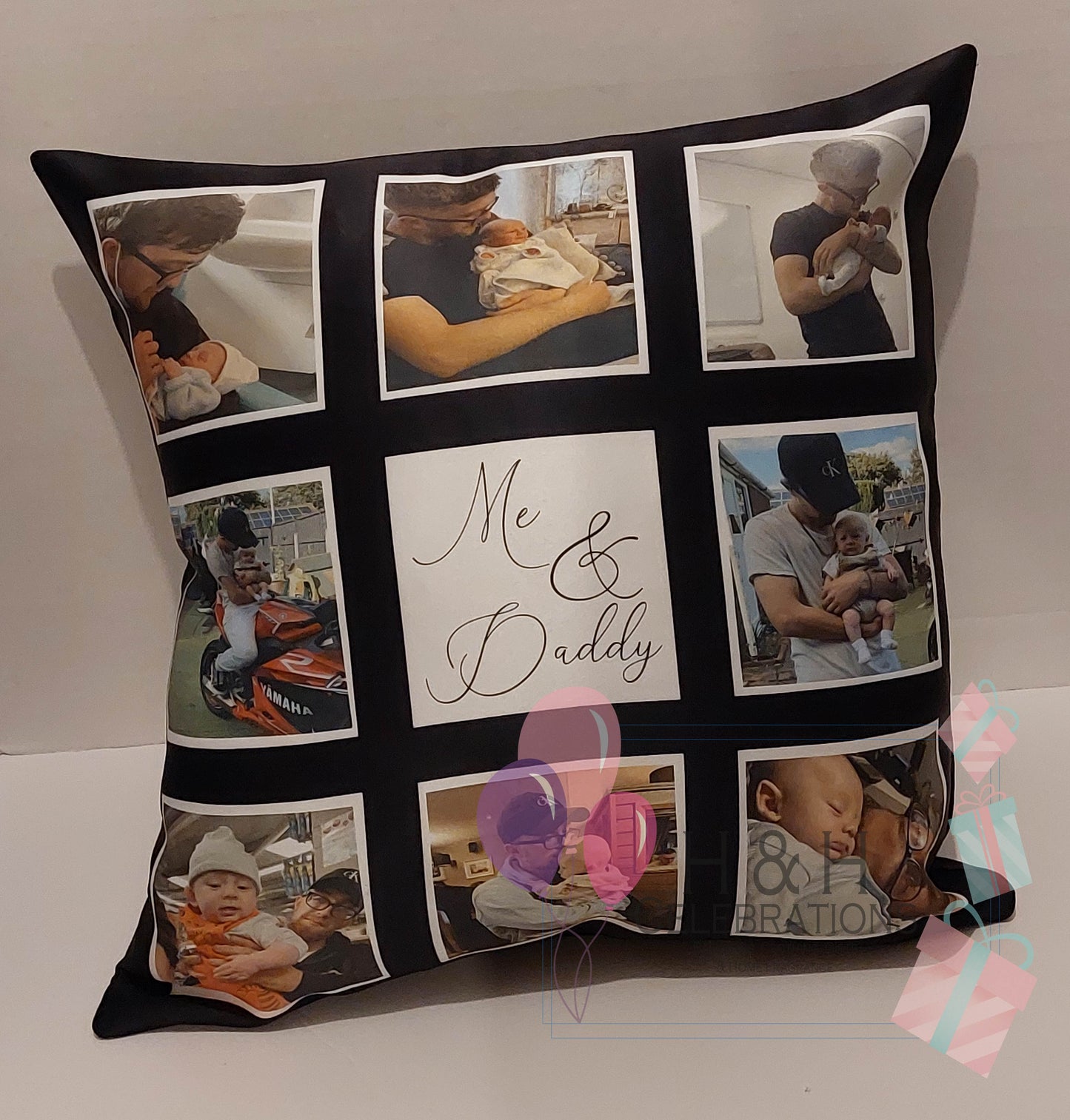 Personalised Photo Panel Keepsake Cushion