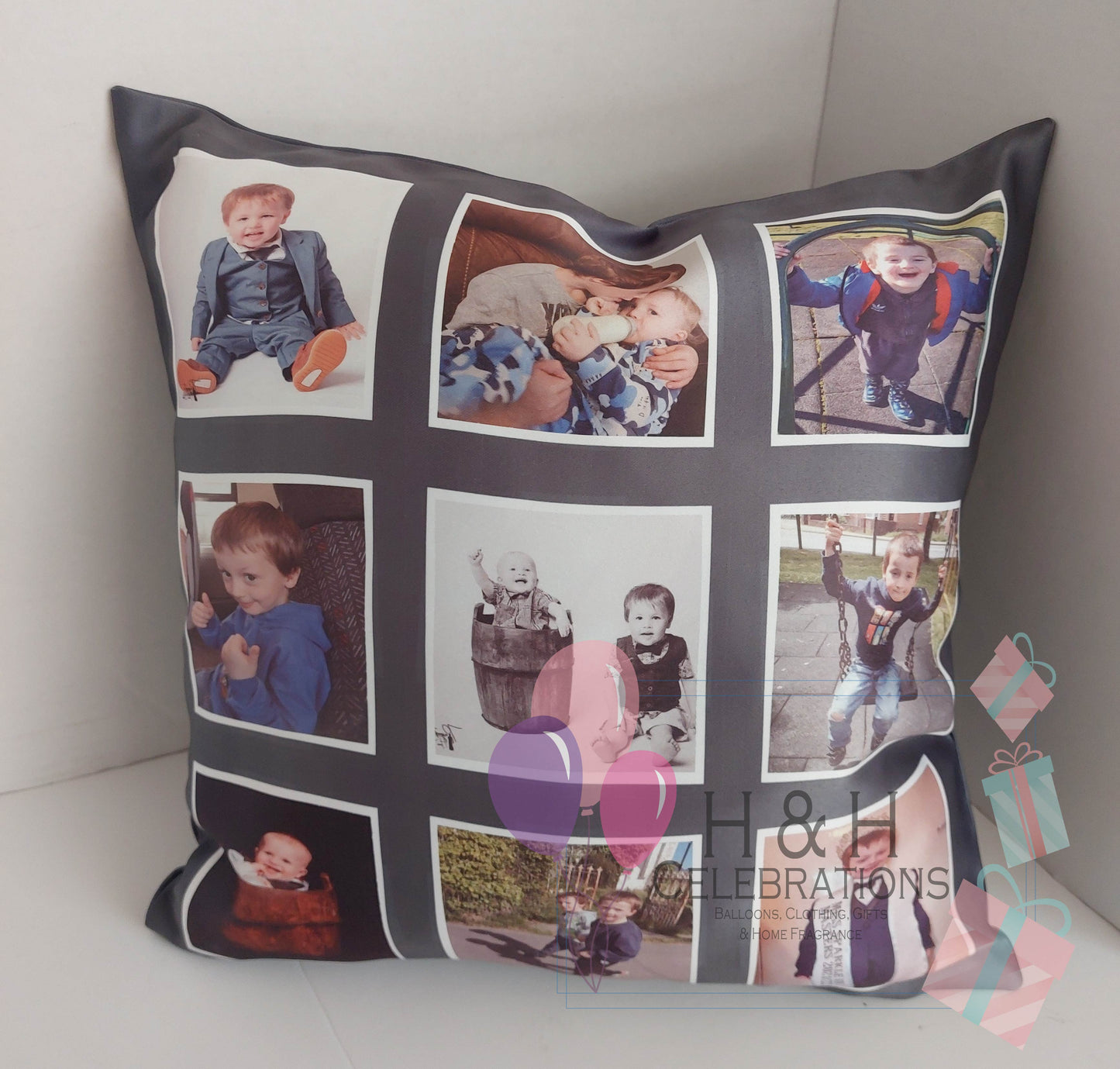 Personalised Photo Panel Keepsake Cushion
