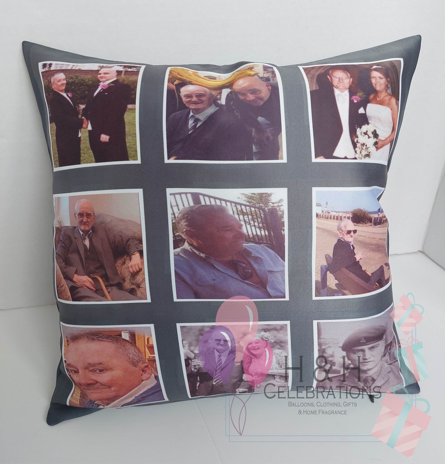 Personalised Photo Panel Keepsake Cushion