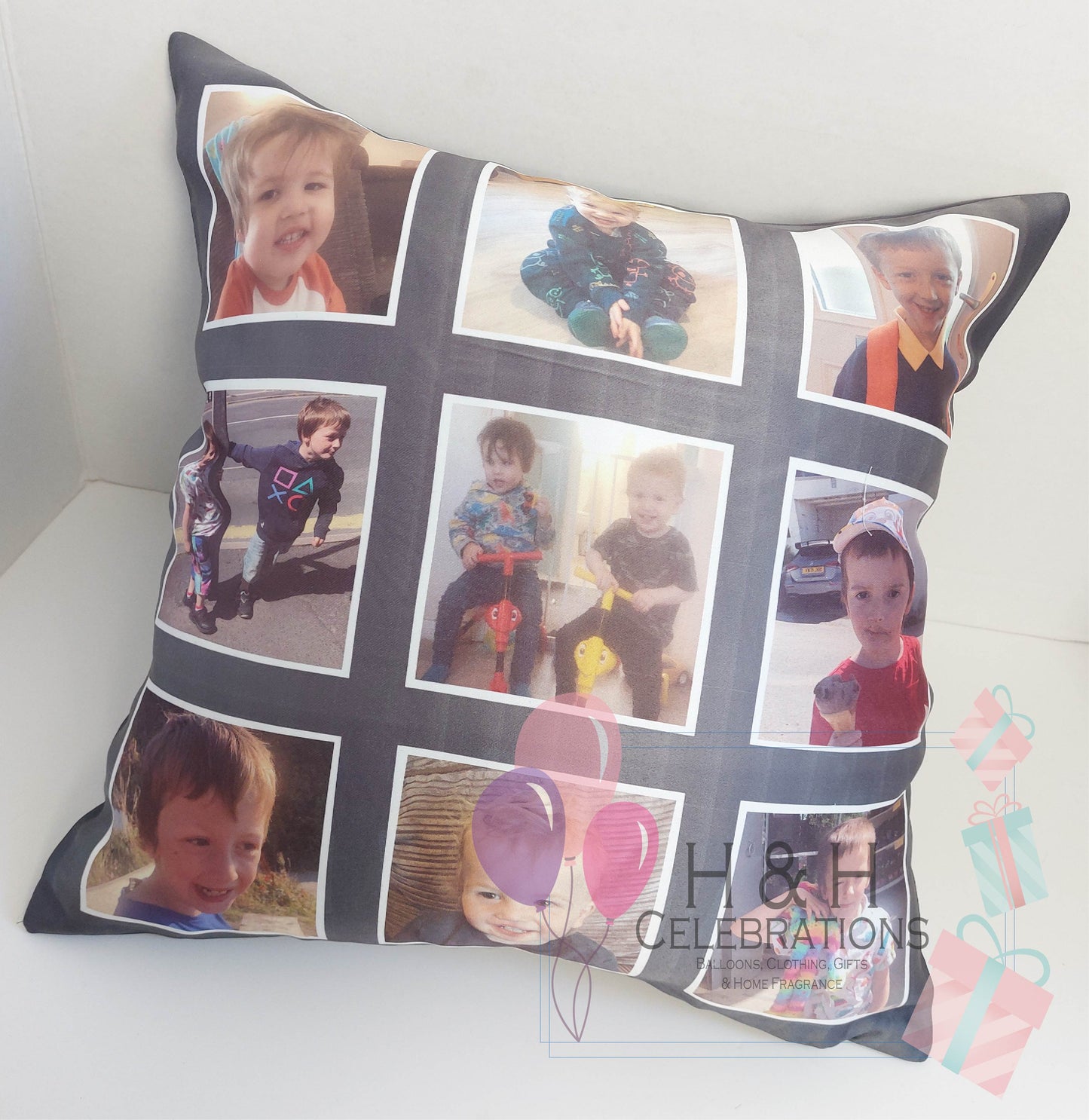 Personalised Photo Panel Keepsake Cushion