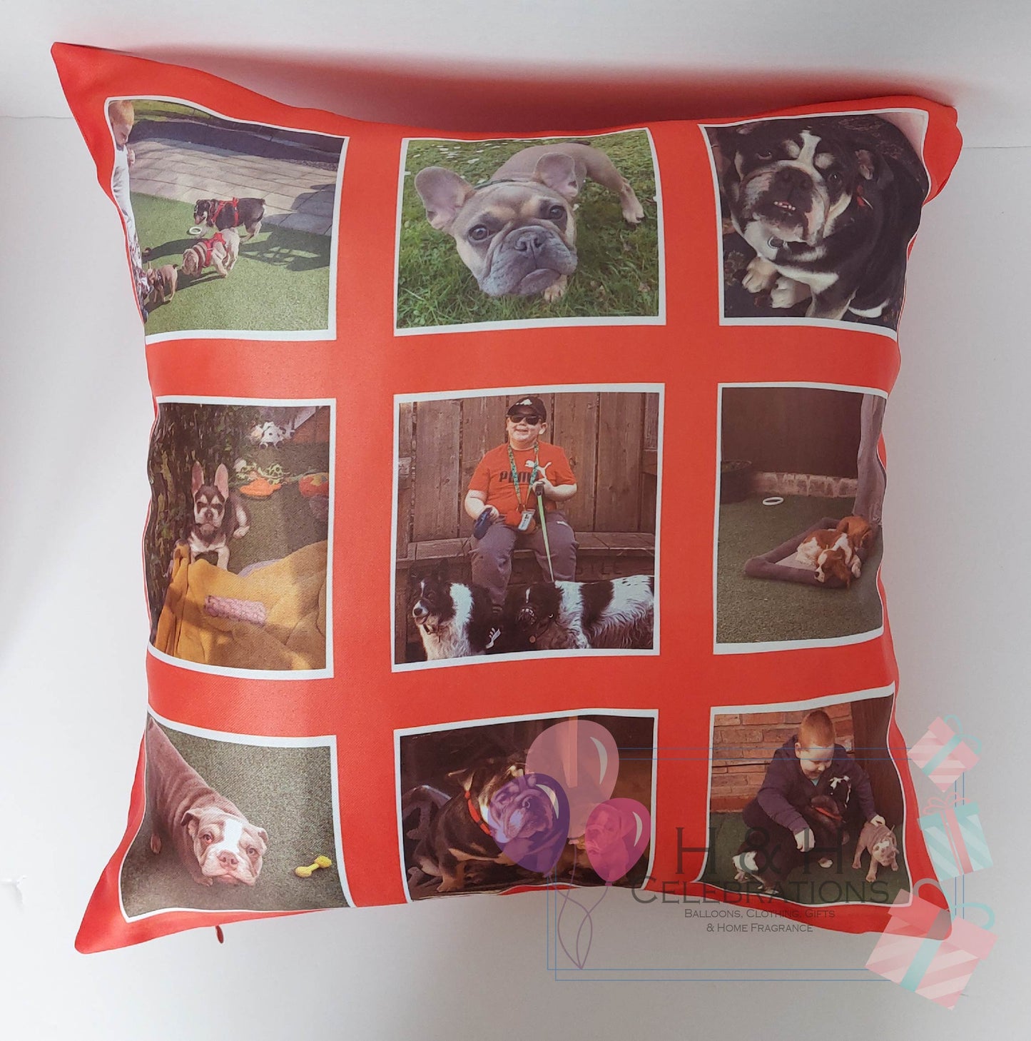 Personalised Photo Panel Keepsake Cushion