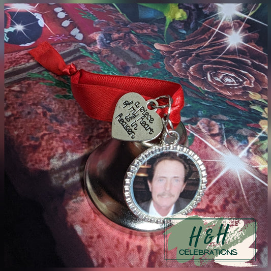 Personalised Memorial Bell Christmas Tree Decoration