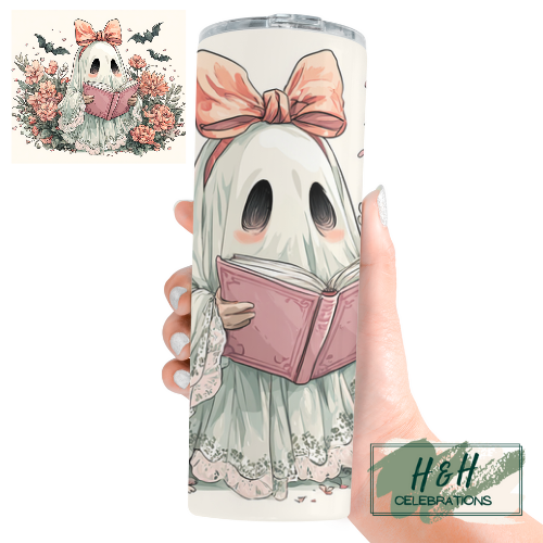 Reading Ghost 20oz Skinny Tumbler