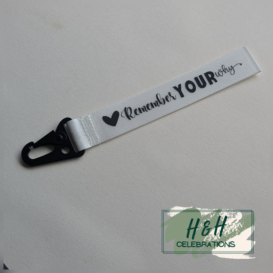 Remember Your Why Wristlet