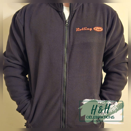 Rolling Oval Fleece Jacket For Adults