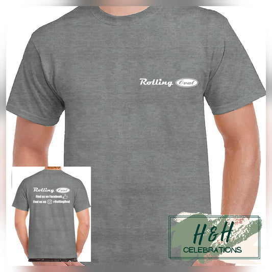 Rolling Oval T-Shirt For Kids - Graphite Heather