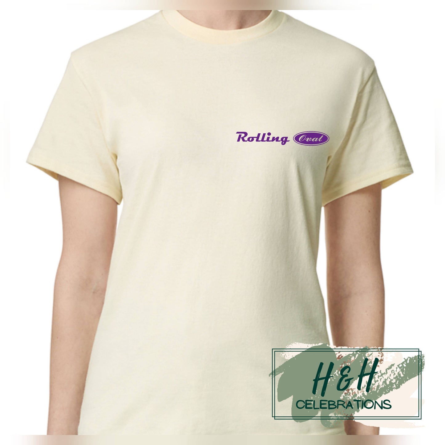 Rolling Oval T-Shirt For Kids - Off White