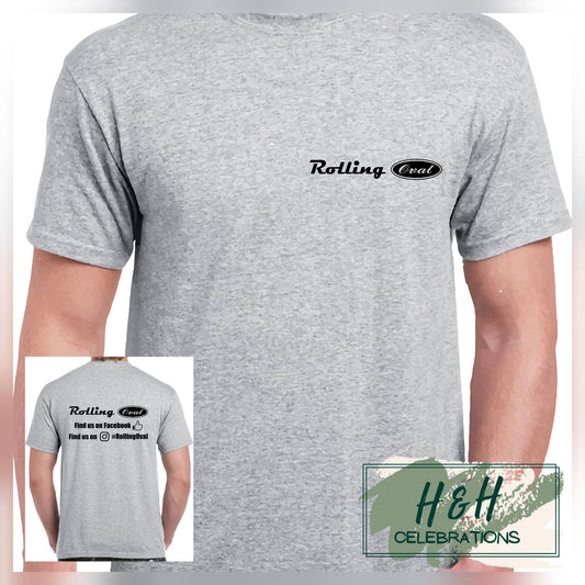 Rolling Oval T-Shirt For Kids - Sport Grey