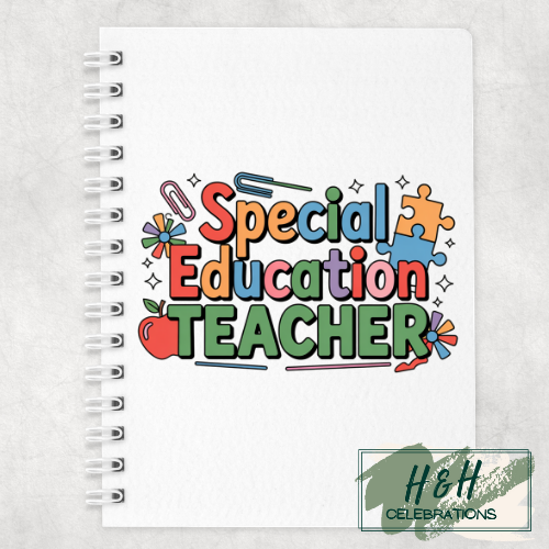 Special Education Teacher A5 Lined Notepad