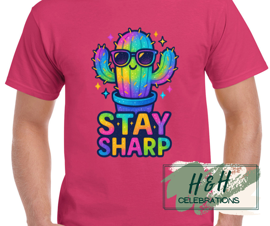 Womens Stay Sharp T-Shirt - 13 Colours