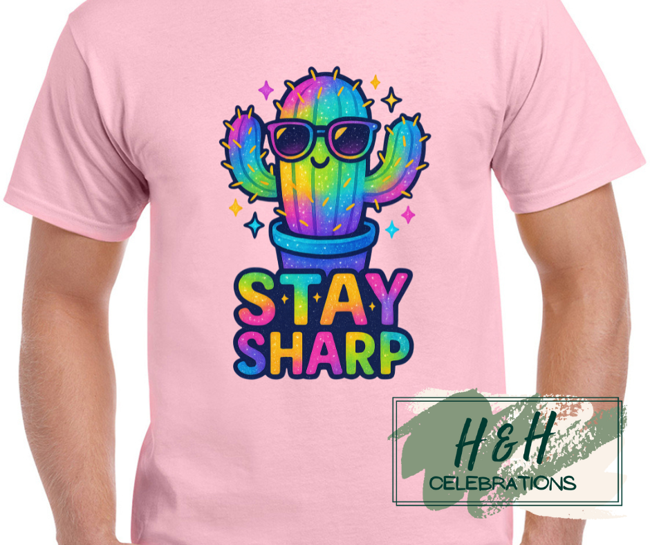 Womens Stay Sharp T-Shirt - 13 Colours