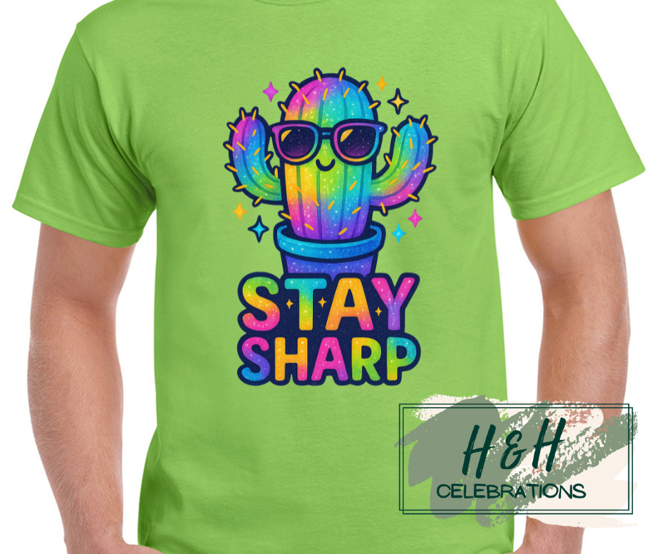 Womens Stay Sharp T-Shirt - 13 Colours