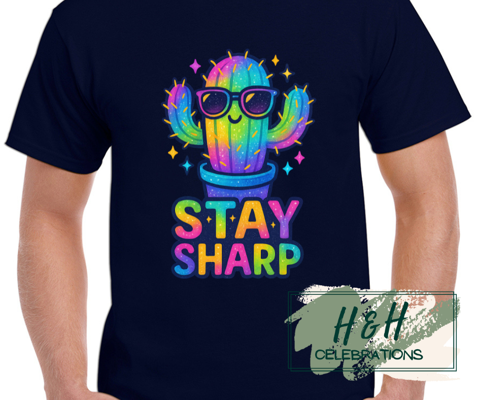 Womens Stay Sharp T-Shirt - 13 Colours