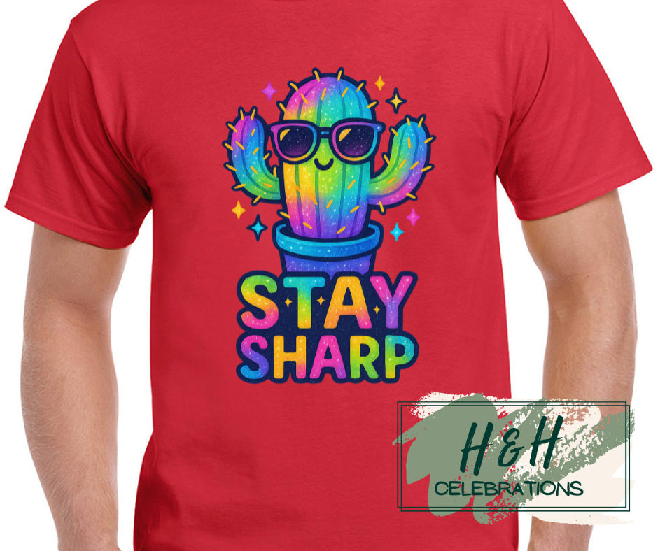 Womens Stay Sharp T-Shirt - 13 Colours