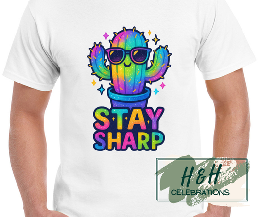 Womens Stay Sharp T-Shirt - 13 Colours