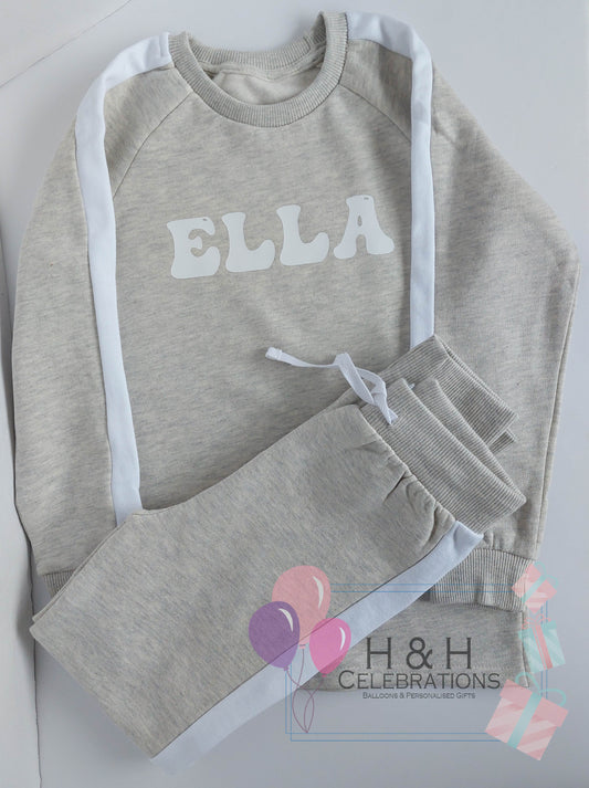 Personalised Children's Side Panel Tracksuit