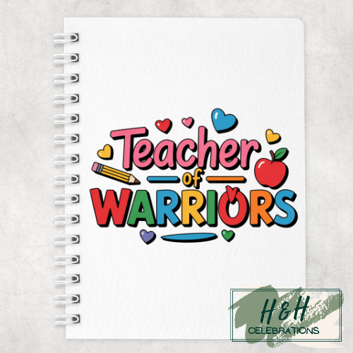 Teacher Of Warriors A5 Lined Notepad