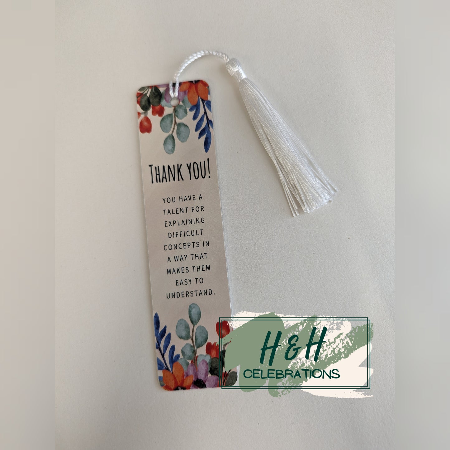 Thank You! You Have A Talent Bookmark