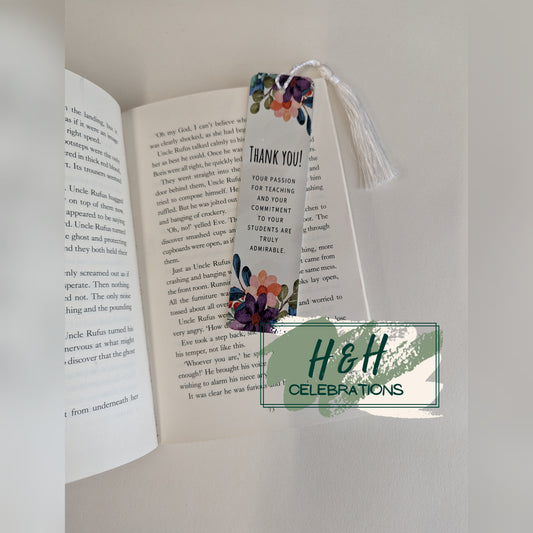 Thank You! Your Passion For Teaching Bookmark