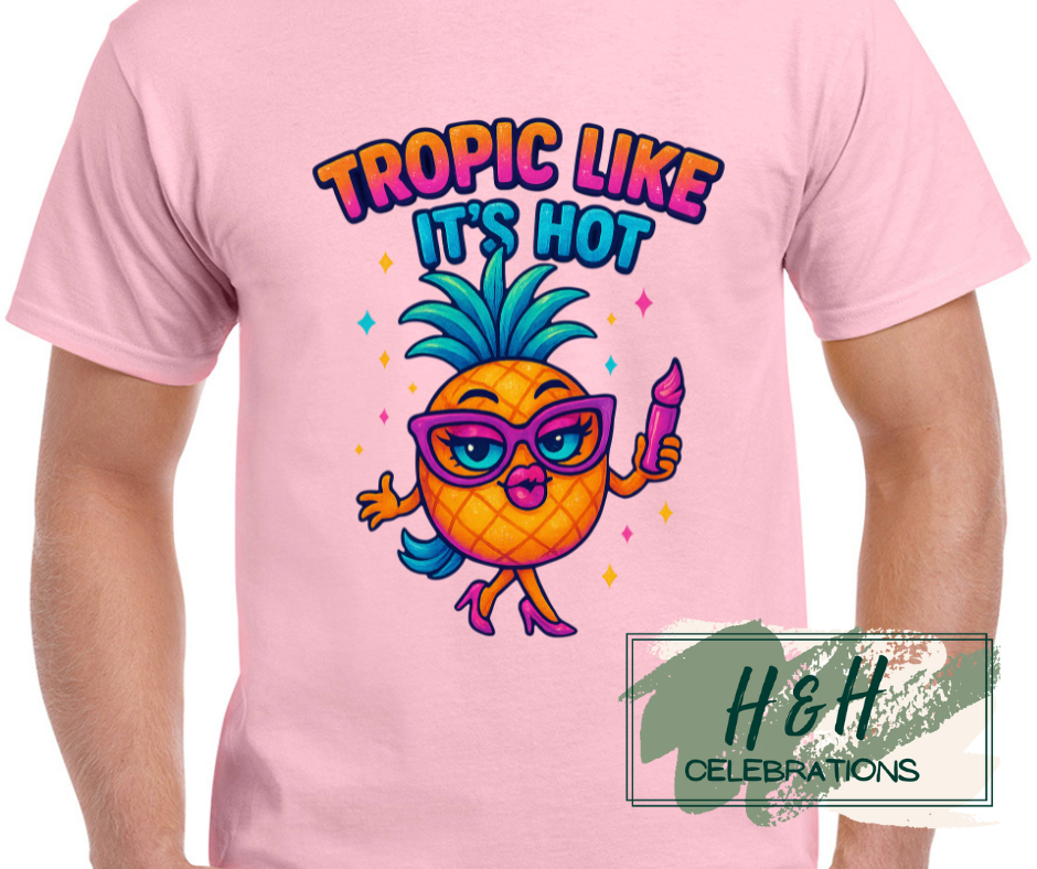 Womens Tropic Like It's Hot T-Shirt - 13 Colours