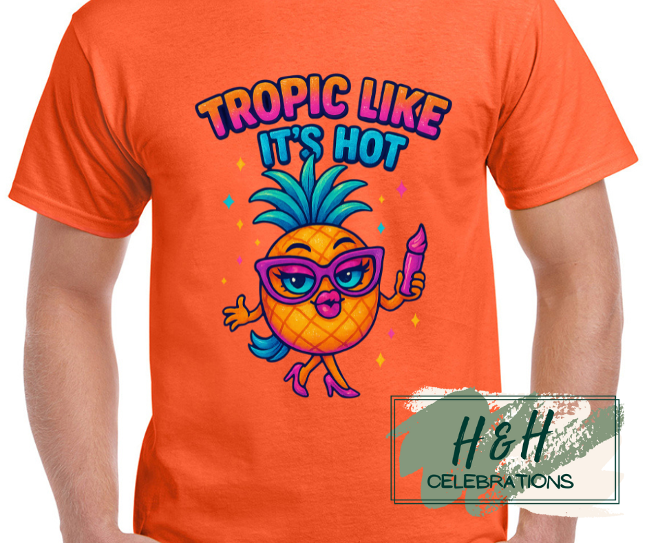 Womens Tropic Like It's Hot T-Shirt - 13 Colours
