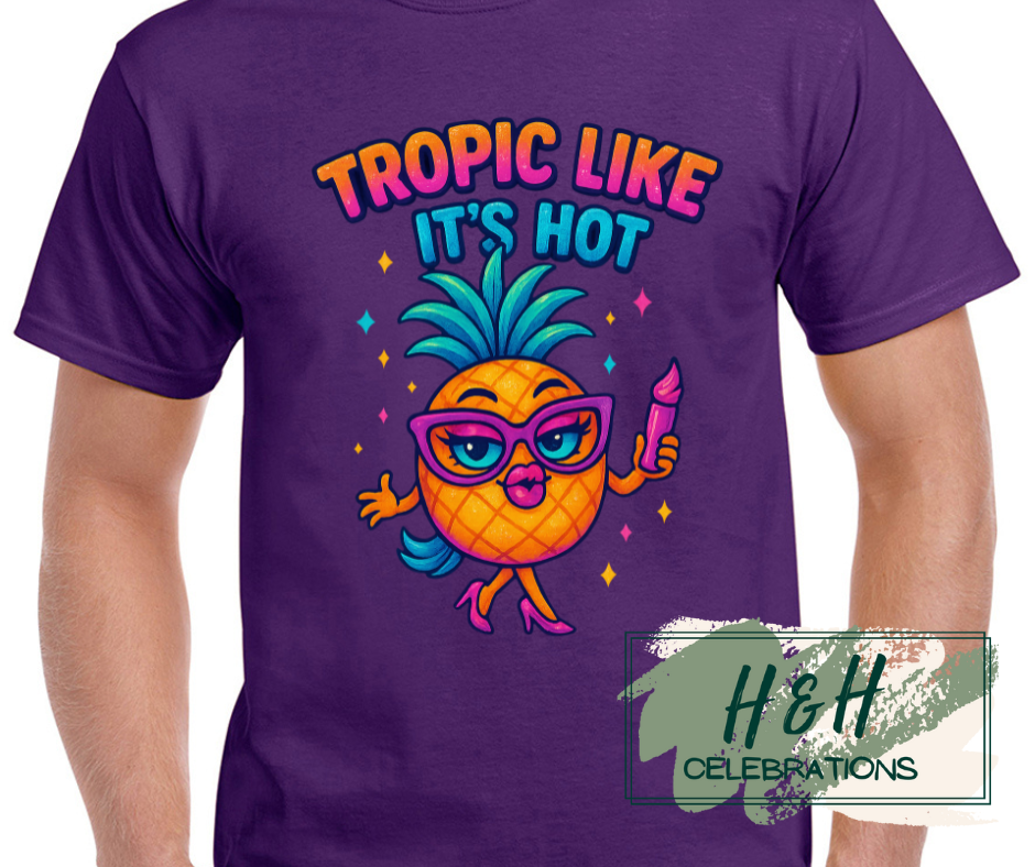 Womens Tropic Like It's Hot T-Shirt - 13 Colours