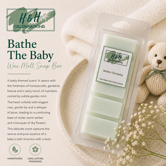 Bathe The Baby Wax Melt Snap Bar