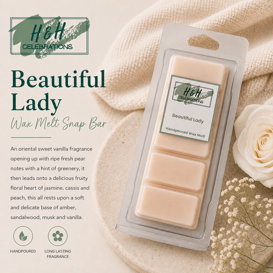 Beautiful Lady Wax Melt Snap Bar