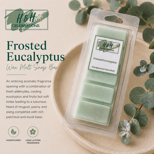 Frosted Eucalyptus Wax Melt Snap Bar