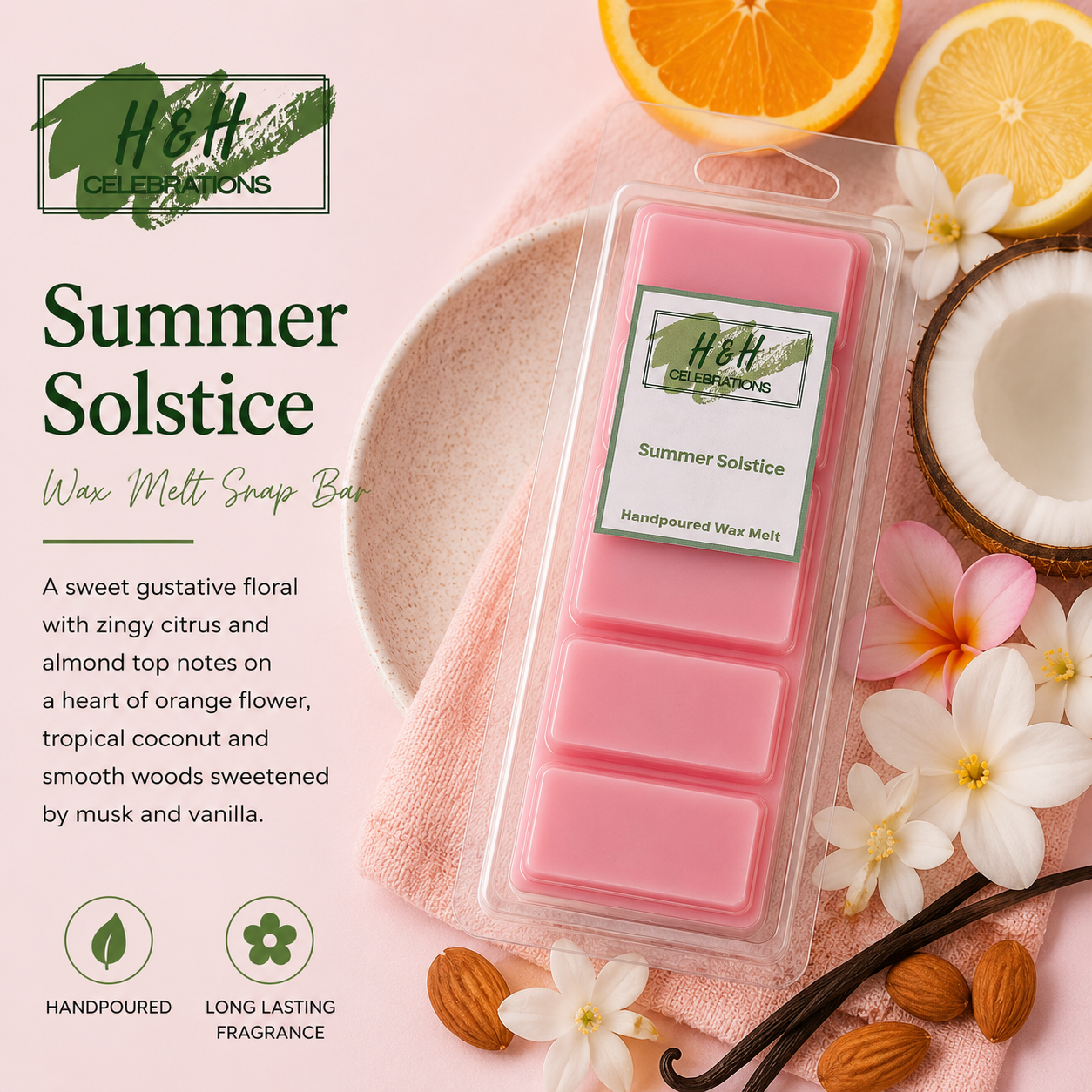 Summer Solstice Wax Melt Snap Bar