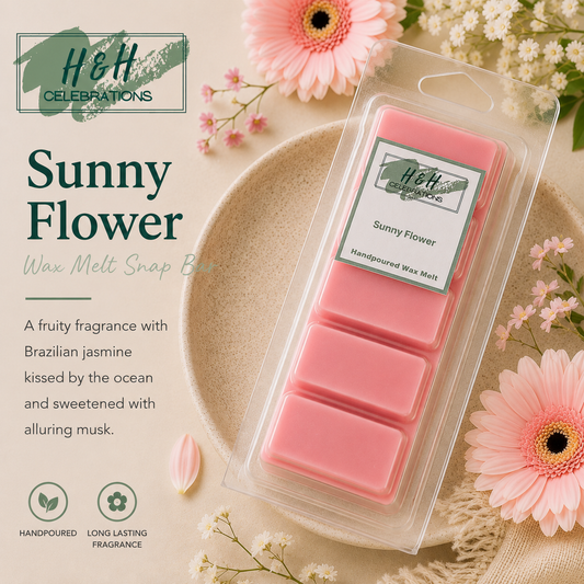 Sunny Flower Wax Melt Snap Bar