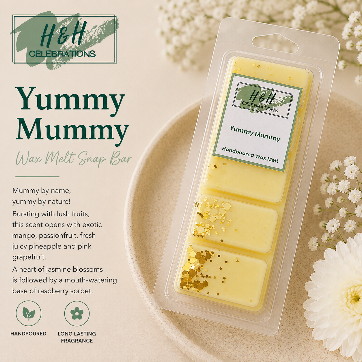 Yummy Mummy Wax Melt Snap Bar