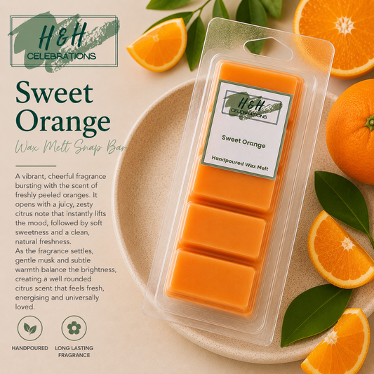 Sweet Orange Wax Melt Snap Bar