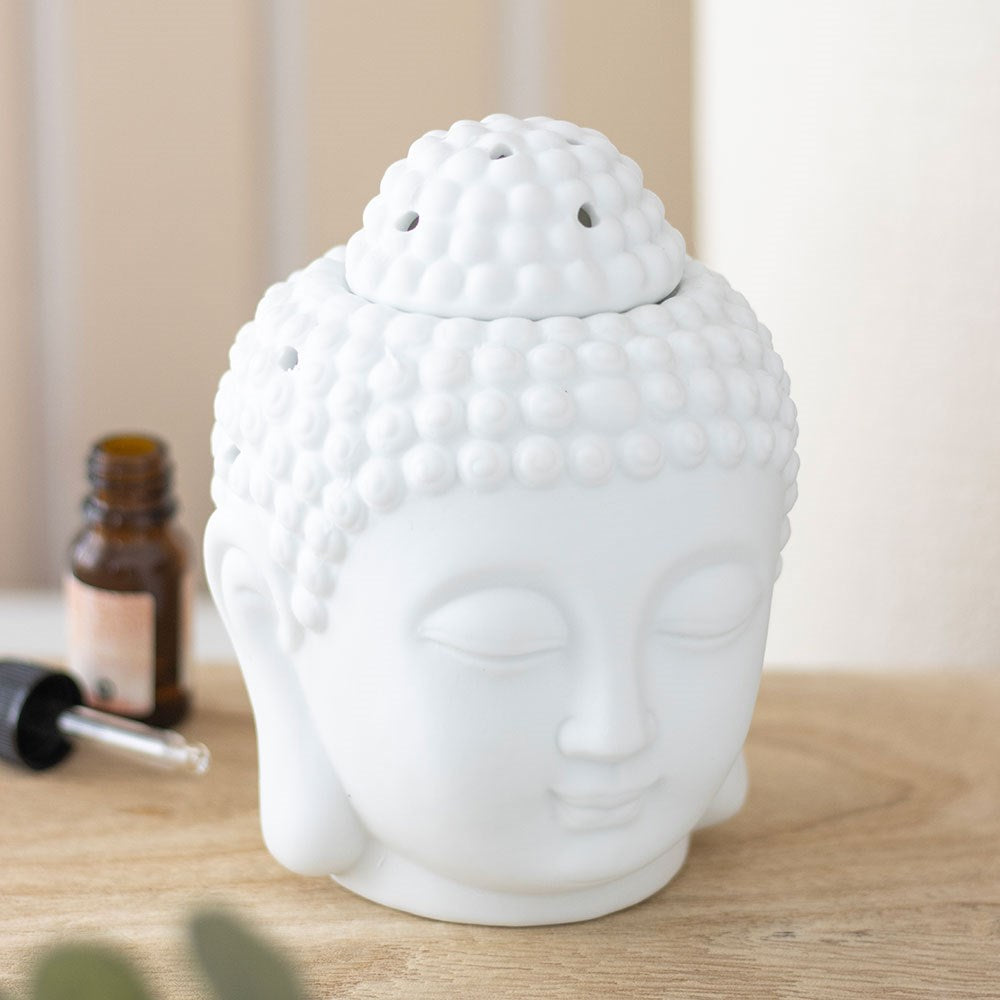 White Buddha Wax Melt Burner