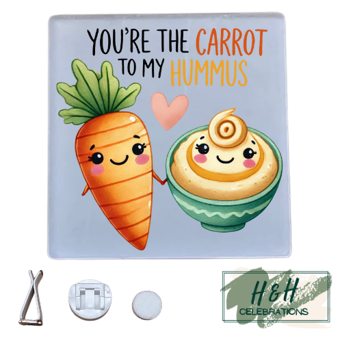 You're The Carrot To My Hummus Acrylic Car Vent Air Freshener