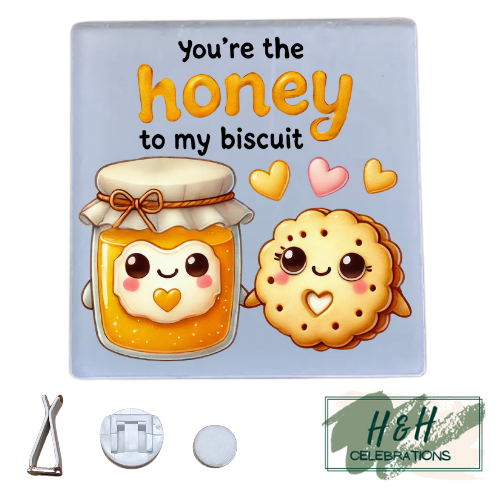 You're The Honey To My Biscuit Acrylic Car Vent Air Freshener